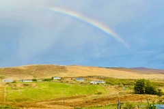 From across the valley