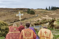 Singing the Troparion to Saint Patrick