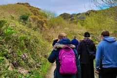 Approaching the Holy Well of Saint Gregory