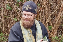Preparing to serve a Moleben to Saint Gregory