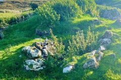A collapsed cave dwelling